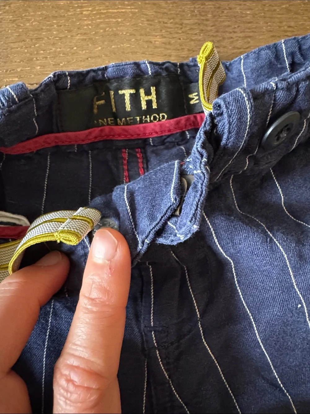 Fith Children's Navy Pinstripe Pants